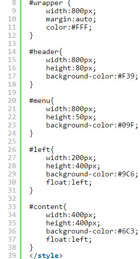 Thiết kế layout web bằng css 011