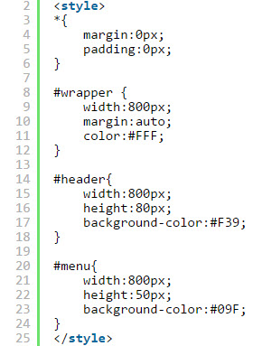 Thiết kế layout web bằng css 008